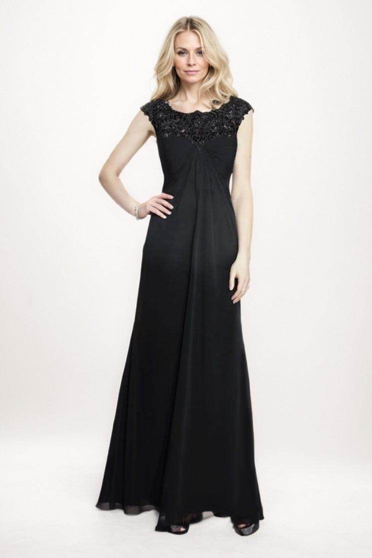 A-Line Maxi Chiffon Mother Of The Bride Dress CM0272 - COCOMELODY